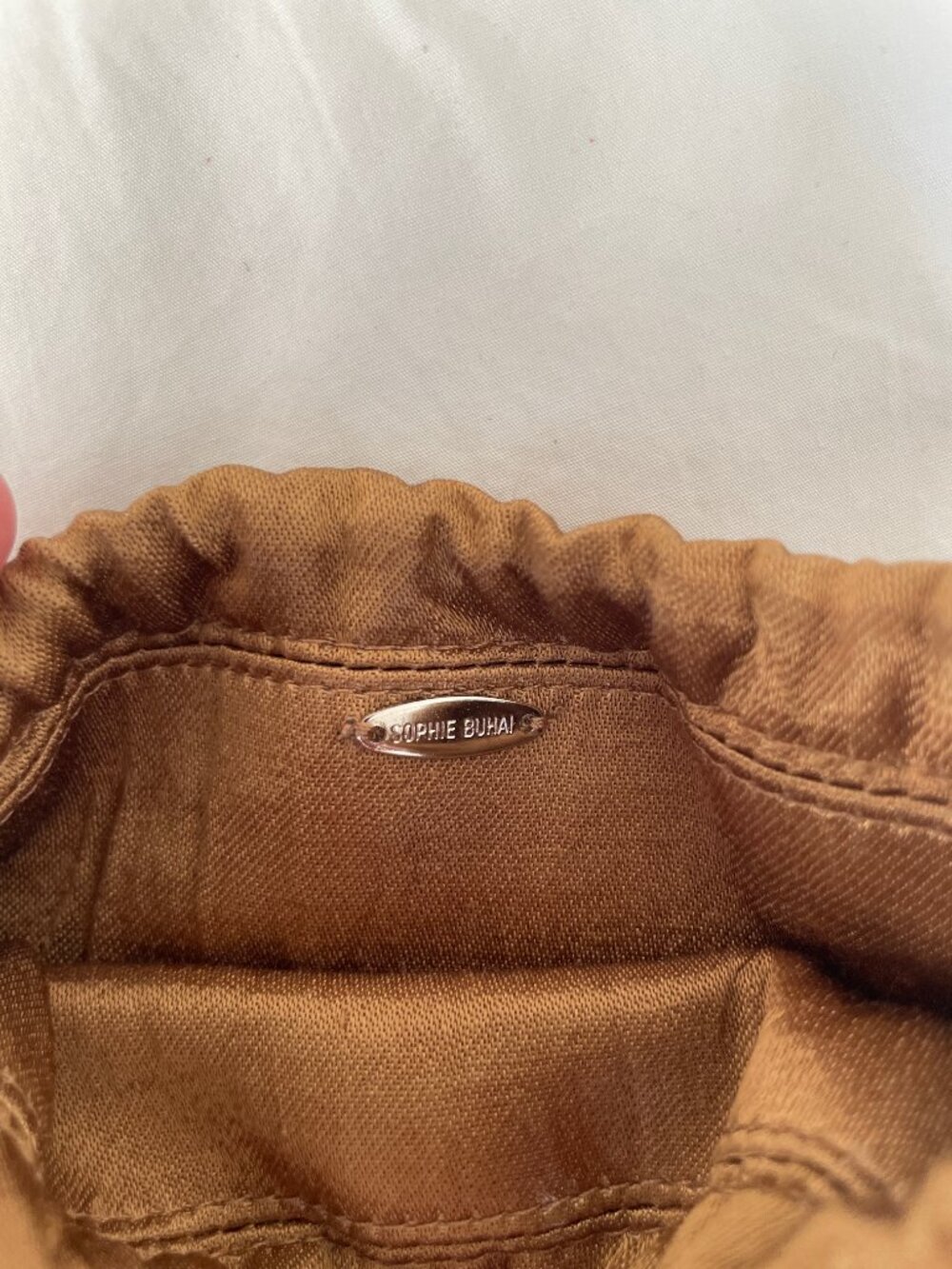 Sophie Buhai Teardrop Pouch in Bronze - Picture 5 of 7